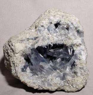 Angelic Blue Celestite Celestine 16lb Crystal Geode  