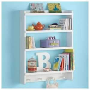    Kids Wall Rack: White Hanging Wall Book Shelf: Home & Kitchen