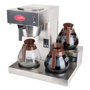  Avantco C30 Pourover Coffee Brewer with 3 Warmers 120V 