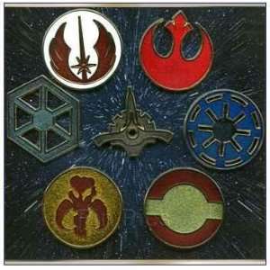    Pin Collection   Star Wars Emblems 7 Pin Set 77127 