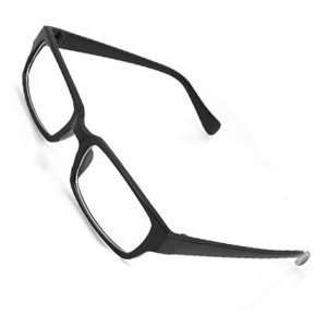   Rectangle Plastic Frame Clear Lens Glasses
