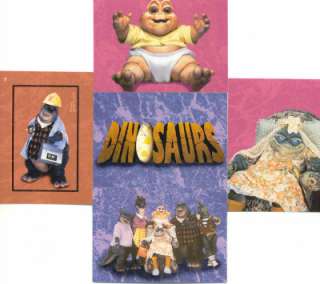 DINOSAURS (The Puppet Sit Com TV Show) Complete Card Set PROSET/1992 