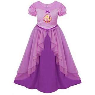 Disney TANGLED Rapunzel Dress Gown Nightgown SZ 2/3  