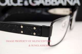 New Dolce & Gabbana Eyeglasses Frames 1187 064 BLACK 100% Authentic 