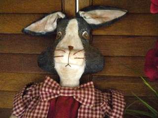 Primitive Folk Art The Velveteen Rabbit Bunny Doll  