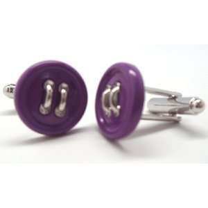  Purple Button Cuff Links Cufflinks Womans Womens 