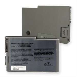   1v 4400 mAh Silver Laptop Battery for Dell Latitude D610 Electronics