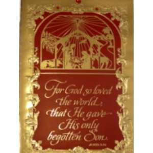  Christian Christmas Cards for God so Loved the World John 