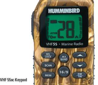 Humminbird Handheld VHF Marine Radio 55sc CAMO Ed. 55s  