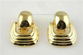 Clip On Rhinestone Hoop Earrings,XL 2 1/2 Or 65 MM  