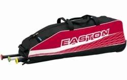 New 2012 Easton TYPHOON Wheeled Rolling Bat Bag Roller Bag   RED 
