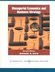 Managerial Economics & Business Strategy 7th baye 9780073375960  