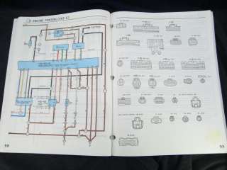 1989 89 TOYOTA Van Electrical Manual +Wiring Diagrams  