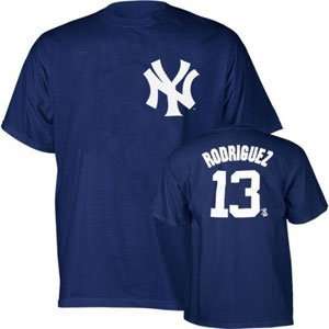 Alex Rodriguez (New York Yankees) Youth Name and Number T Shirt 