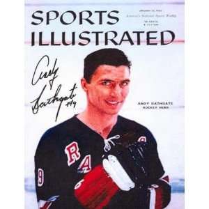 Andy Bathgate autographed Sports Illustrated Magazine (New York 