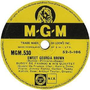  Sweet Georgia Brown: Buddy DeFranco: Music