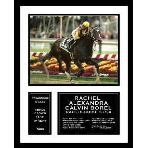 Calvin Borel Rachel Alexandra Horse Racing Framed Photograph Milestone 