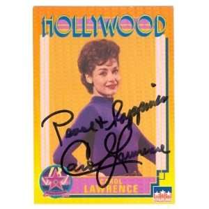 Carol Lawrence Autographed/Hand Signed Hollywood Walk of Fame trading 