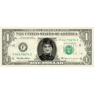 DANIEL RADCLIFFE   HARRY POTTER   CHOICE UNCIRCULATED   ONE DOLLAR 