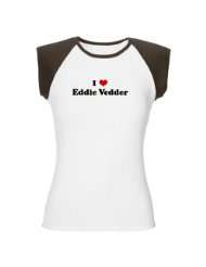 Love Eddie Vedder Humor Womens Cap Sleeve T Shirt by 