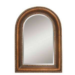 Uttermost 41.5 Inch Erica Arch Wall Mounted Mirror Heavily Antiqued 