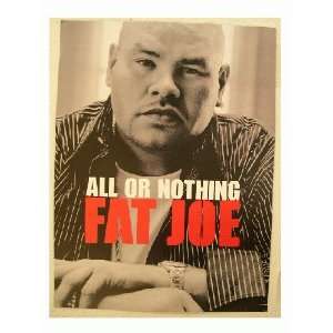Fat Joe Promotional Poster Face Shot