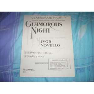  Glamorous Night (Sheet Music) Ivor Novello Books