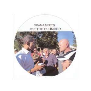  Obama Meets Joe the Plumber   2 Inch Button Everything 
