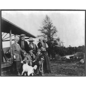  John Pershing,Fox Conner,George Marshall,Brandreth Lake 