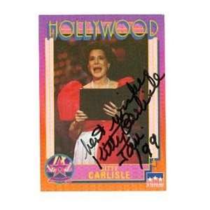 Kitty Carlisle autographed Hollywood Walk of Fame trading card