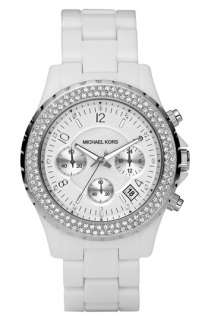 Michael Kors Madison Twin Row Crystal Chronograph Watch  