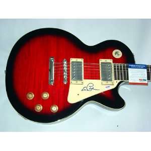 Les Paul Autographed Signed 12 String Guitar PSA/DNA COA