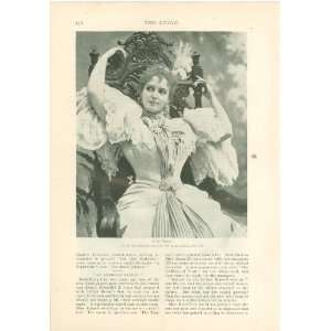  1896 Print Actress Lillian Russell: Everything Else