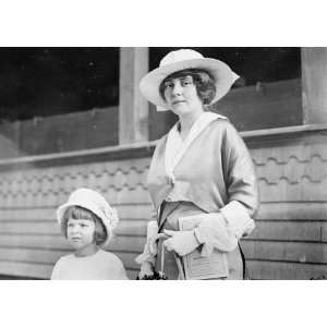  early 1900s photo Mrs. Chas. L. Oelrichs & Daughter Margaret 
