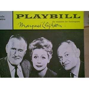 Leighton, Margaret The Chinese Prime Minister 1964 Playbill Signed 