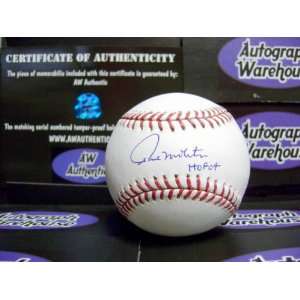Paul Molitor Signed Ball   inscribed HOF 04   Autographed Baseballs