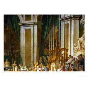 Coronation of Napoleon in Notre Dame De Paris by Pope Pius VII 