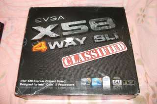 EVGA X58 4 WAY SLI Classified Intel Core i7 / Xeon Skt 1366 
