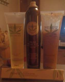 Hempz Herbal Body Products   Wash, Scrub, Airbrush Tan  