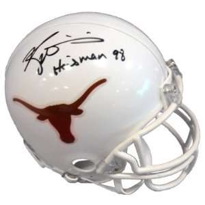 Ricky Williams Signed Mini Helmet Texas Longhorns NCAA