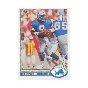  1991 Upper Deck #305 Rodney Peete