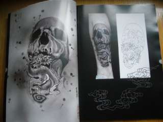   Flash Sketch 14 Book Line Drawings Skull Dragon Fish Monsters  