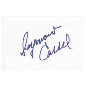 SEYMOUR CASSEL Signed Index Card In Person