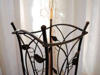 Wrought Iron French Antique Umbrella Stand Holder  