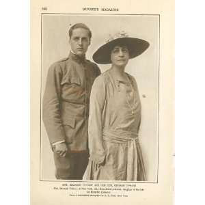   1918 Print Mrs Belmont Tiffany & Son George Tiffany 