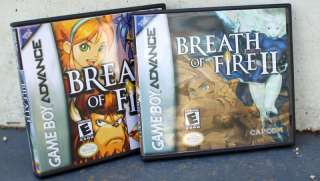   of Fire 1 & 2, GAME CASES, Game Boy Advance (GBA) *NO GAMES*  