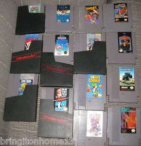 14 NINTENDO NES VIDEO GAME(S LOT SQOON SUPER C SEE LIST 083717110187 