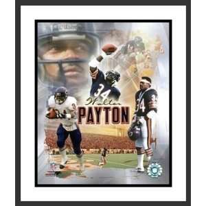 Walter Payton Framed Photo   Chicago Bears Legends Collage