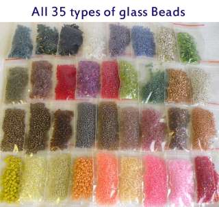 very good assortment of Glass Beads, very good quality, not those 