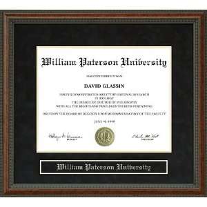 William Paterson University (WPU) Diploma Frame Sports 